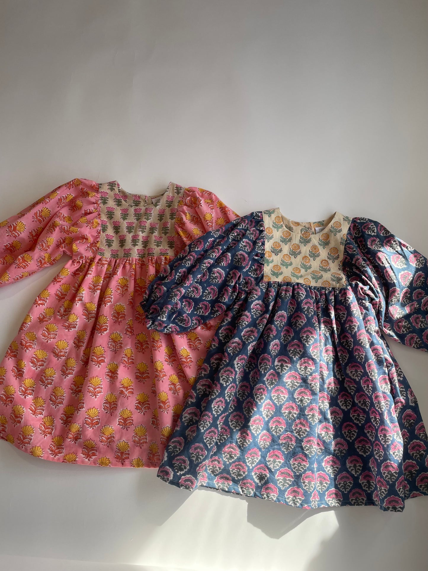 Girls Block Print Dress