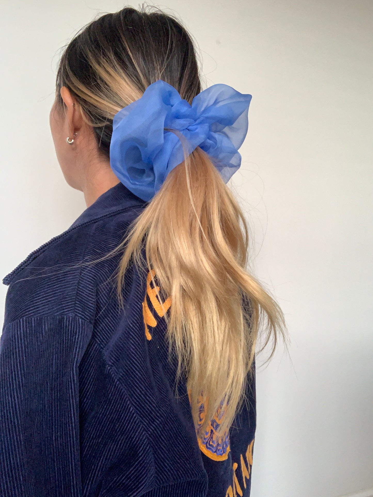Cloud Silk Scrunchie