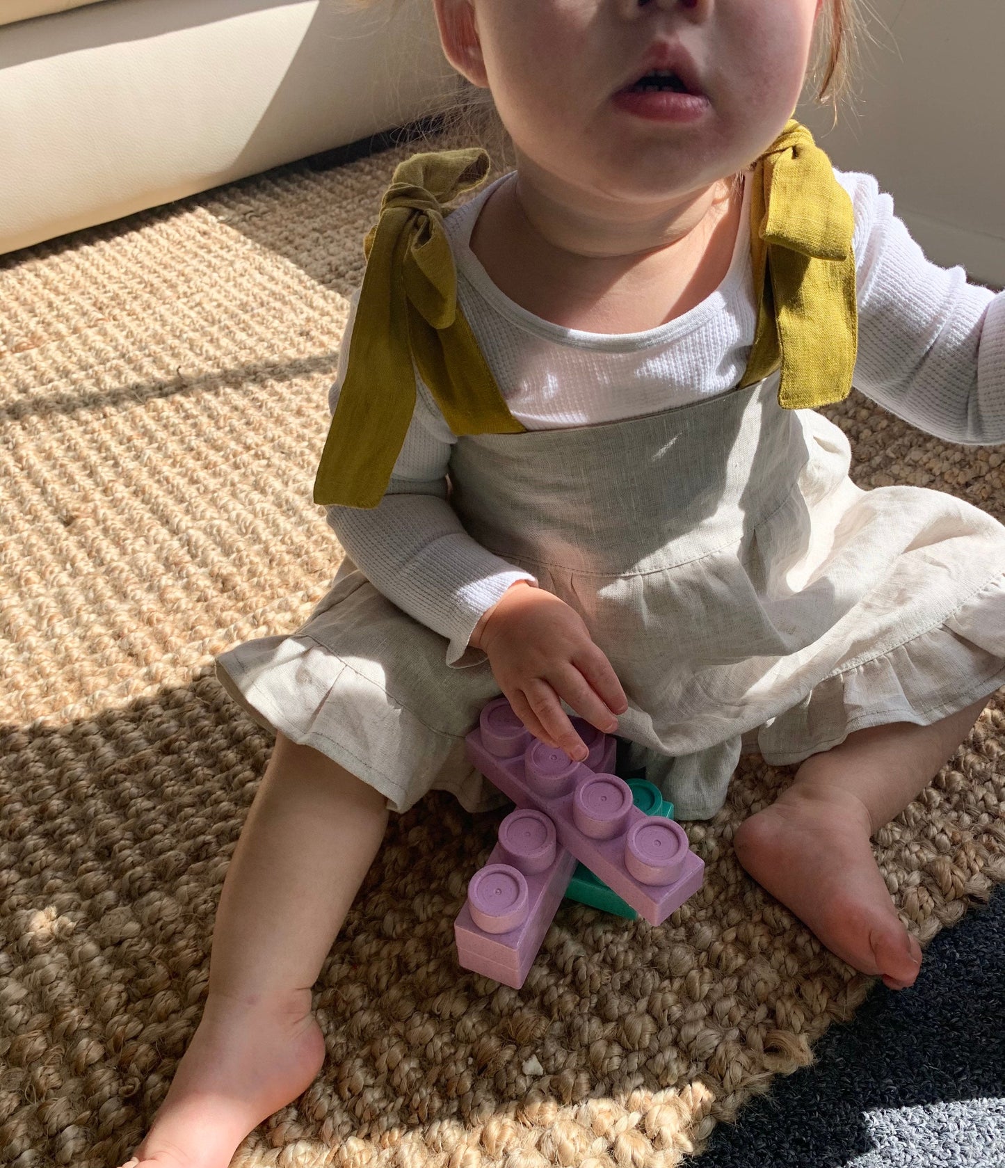 Bow Strap Tunic Dress/Toddler/Girls