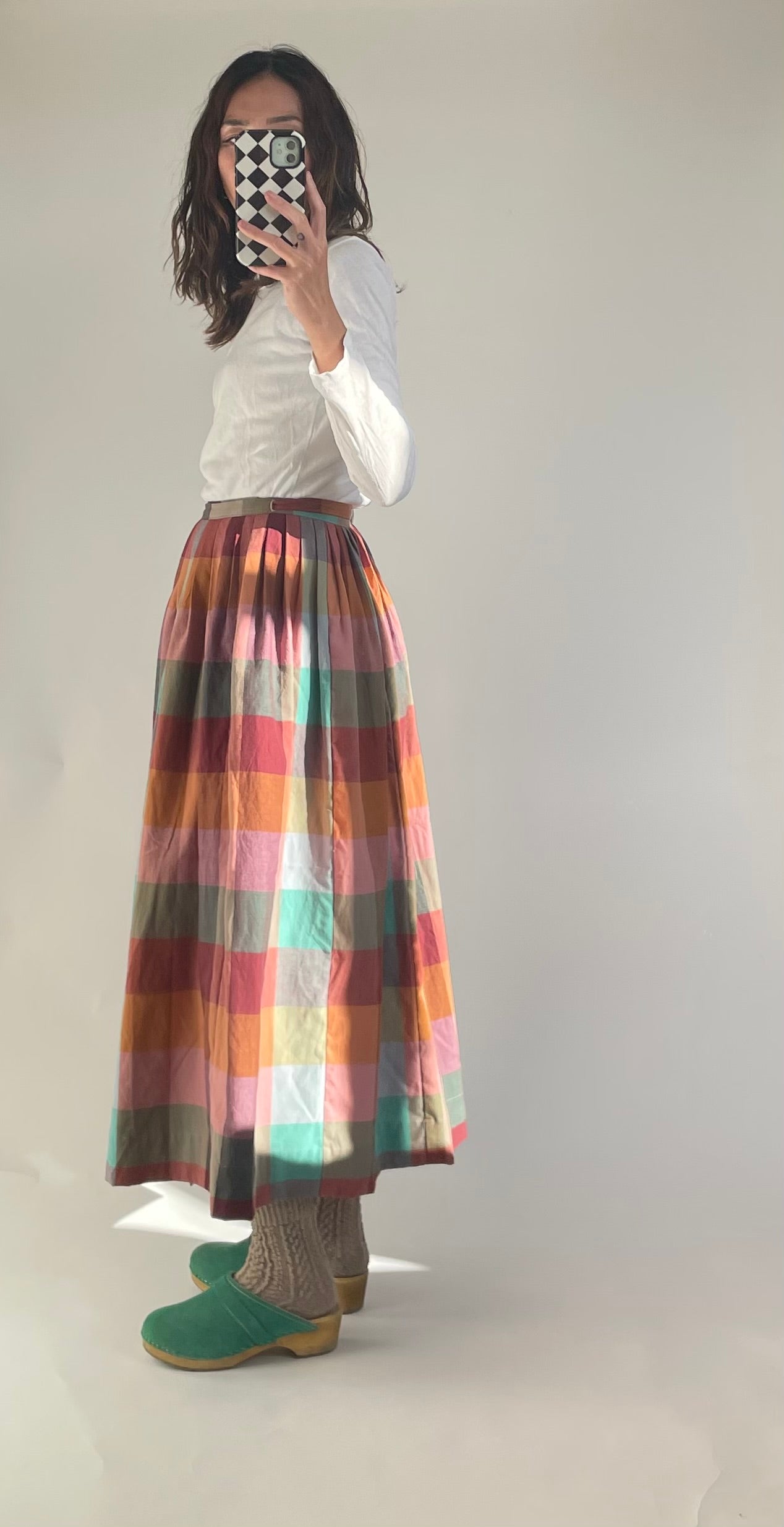Womens Heirloom Pleated Skirt