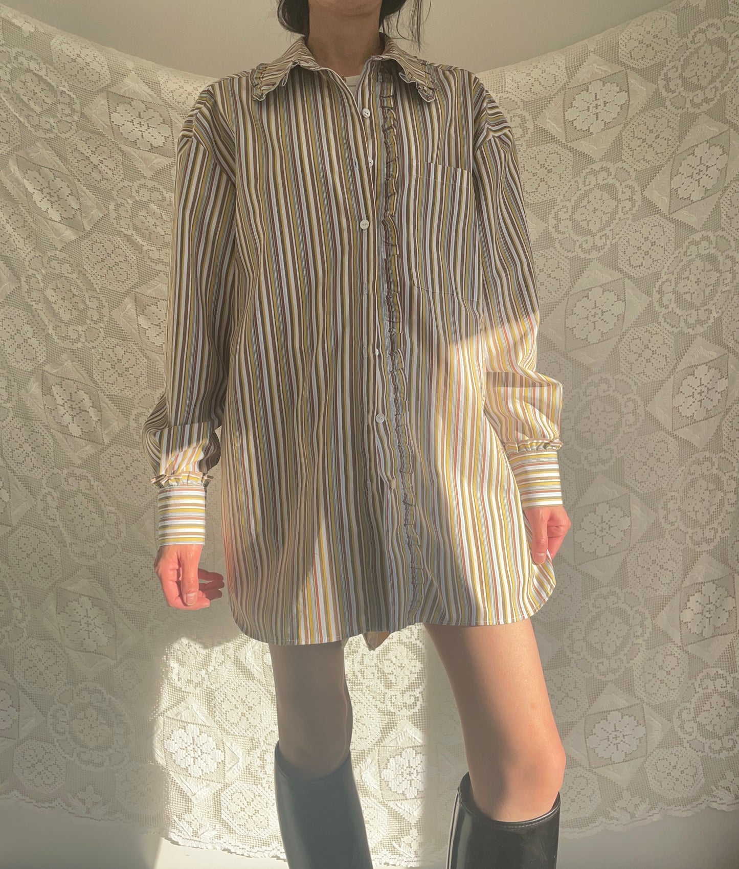 Womens Ruffle Shirts