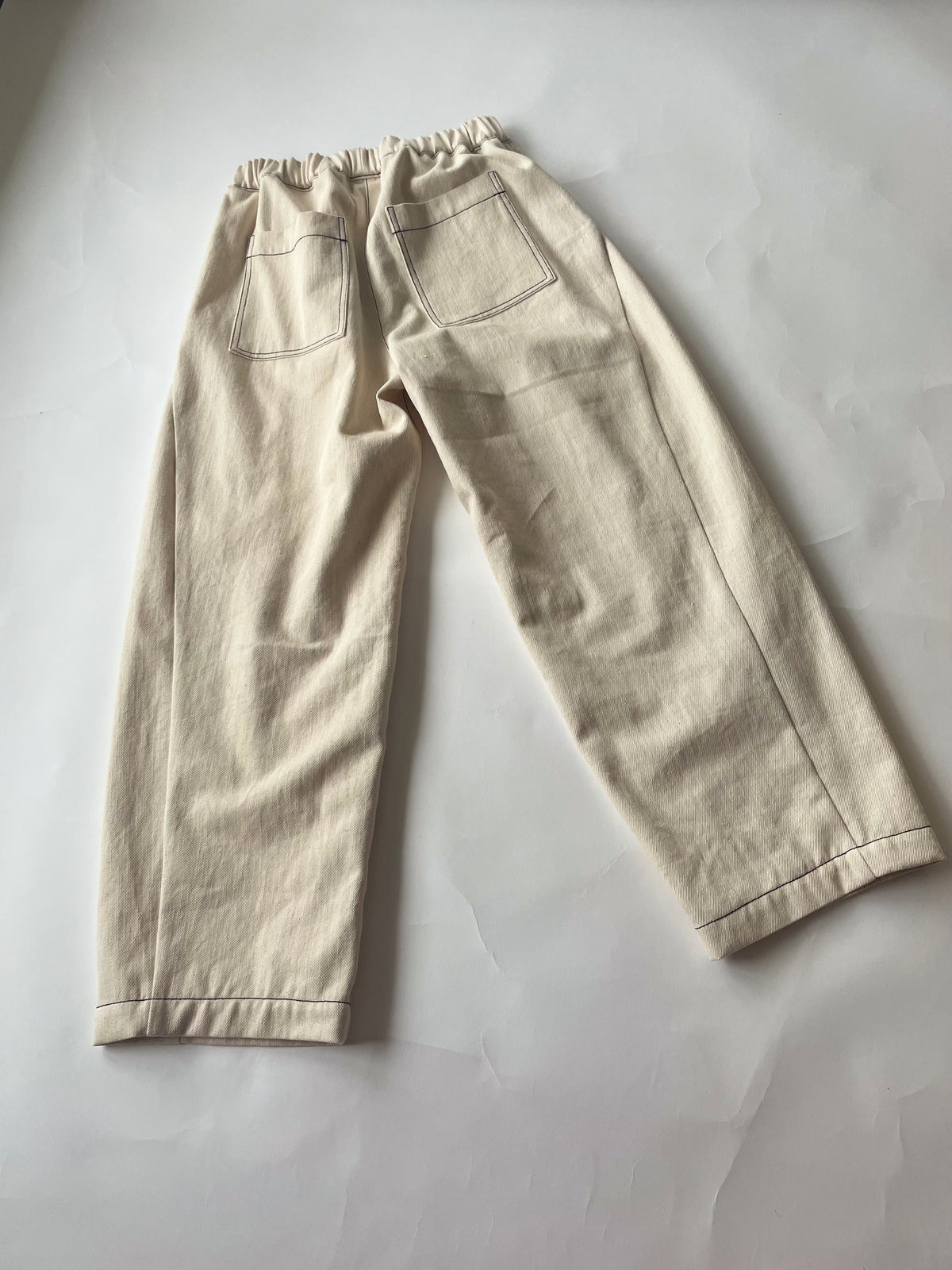 Womens Denim Arc Carved Pants