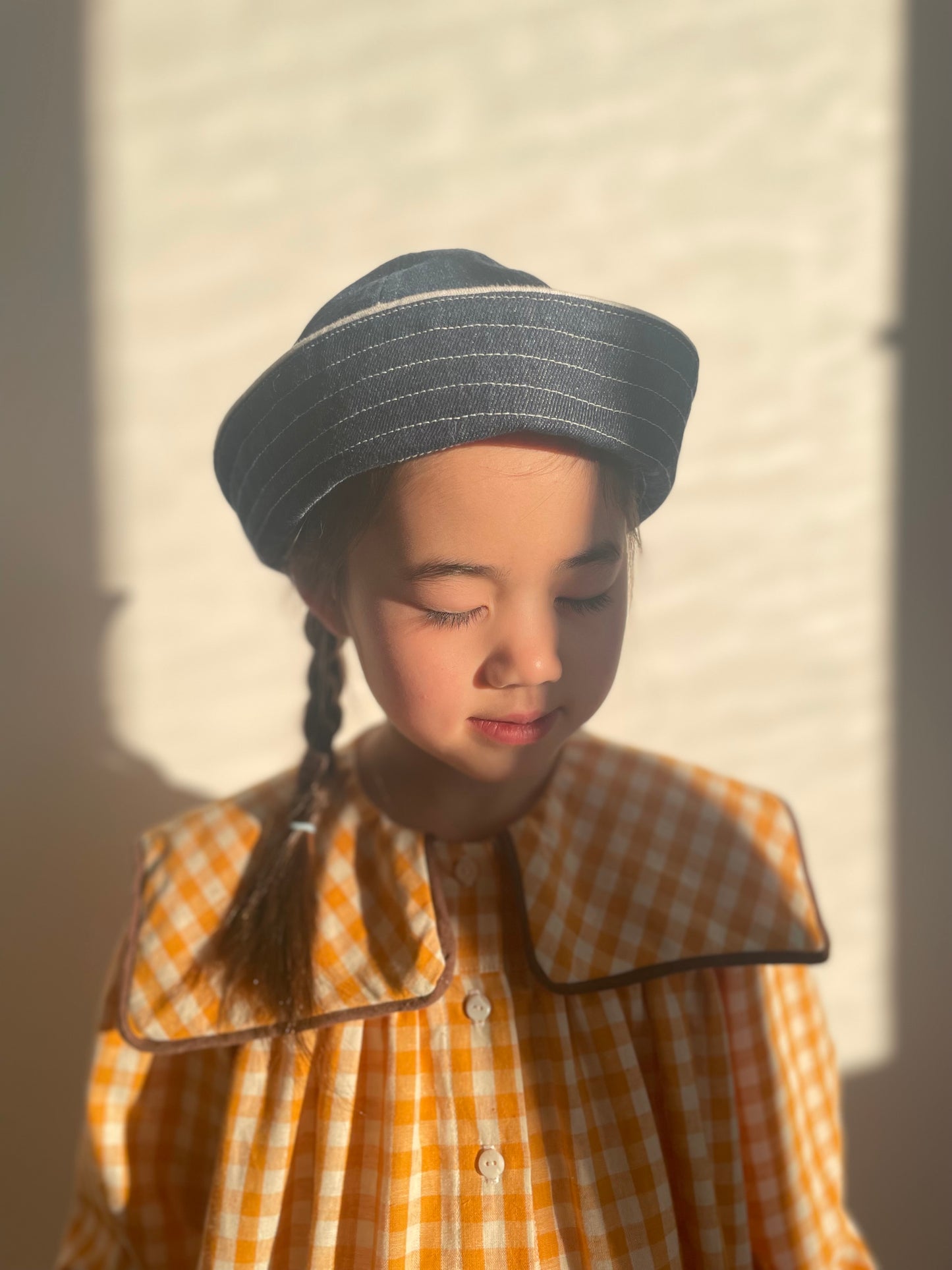 Child Denim Sailor Hat