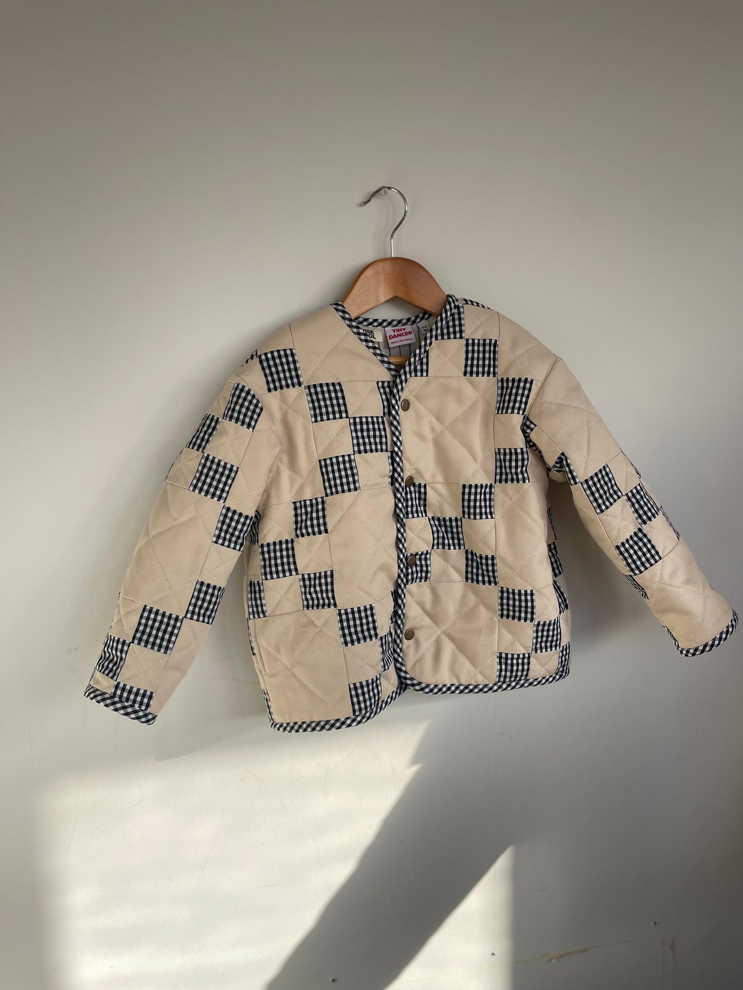 Child Irish Chain Wool Quilt Jacket