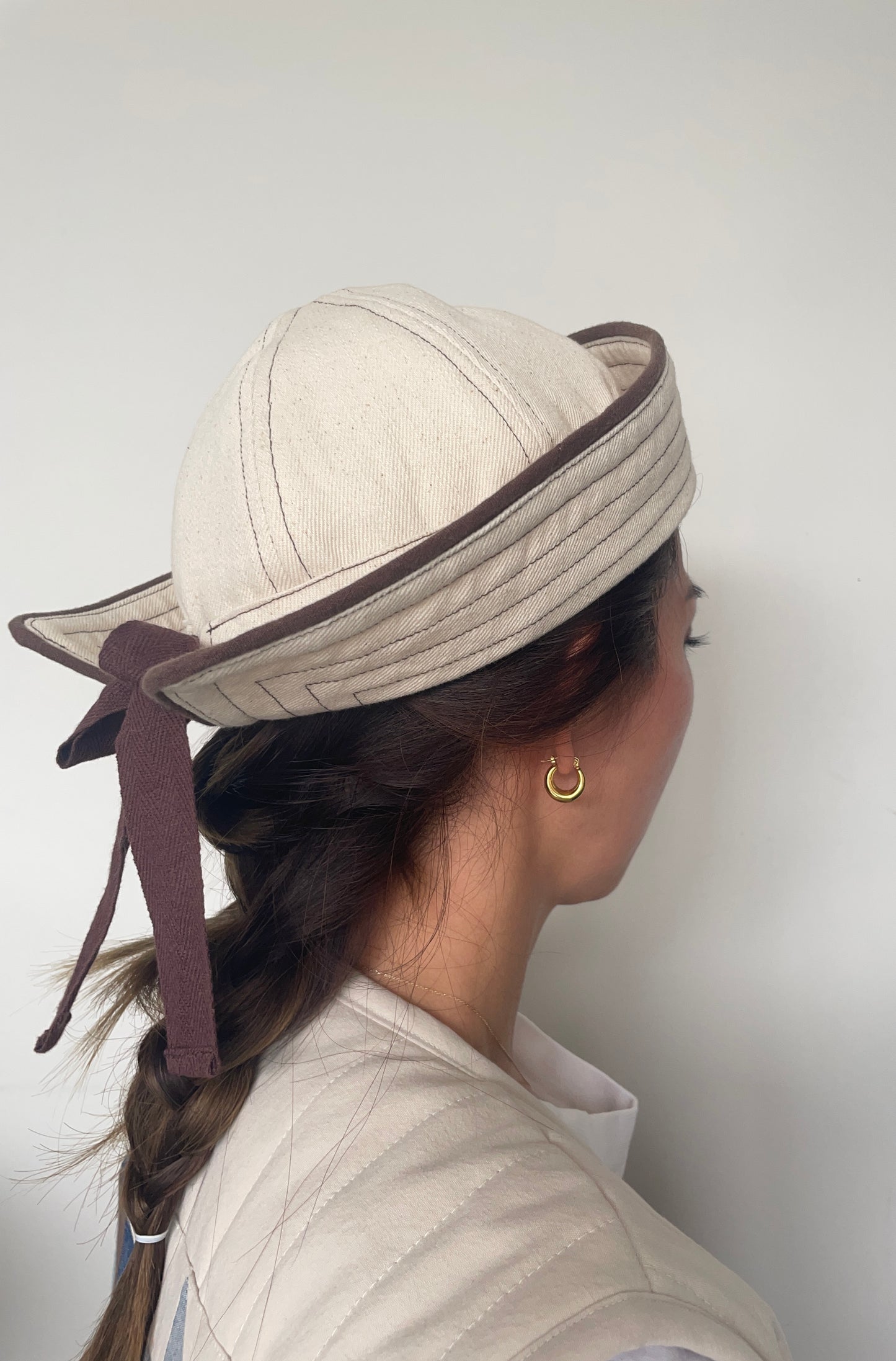 Womens Denim Sailor Hat