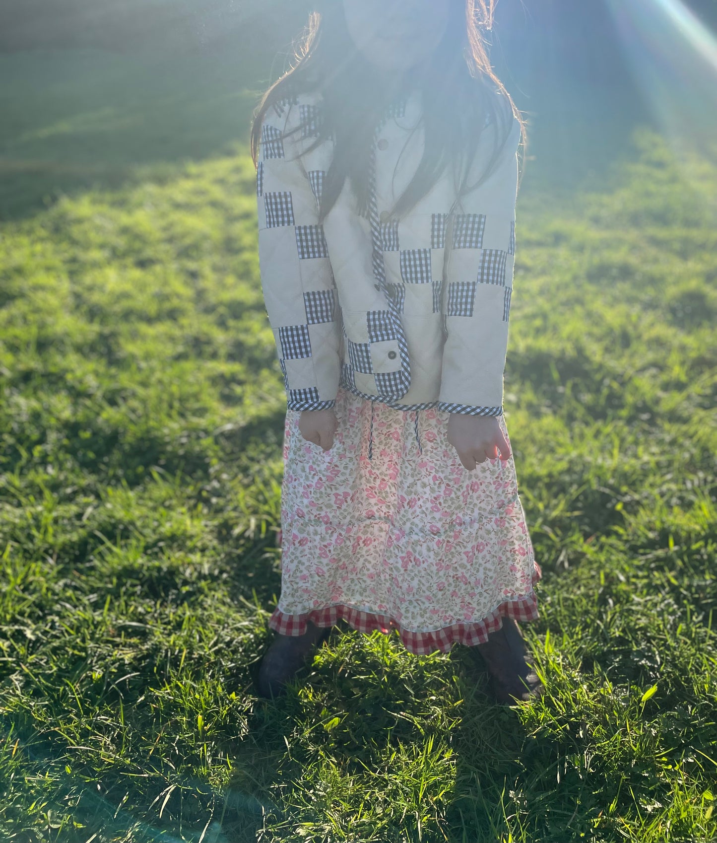 Child Irish Chain Wool Quilt Jacket