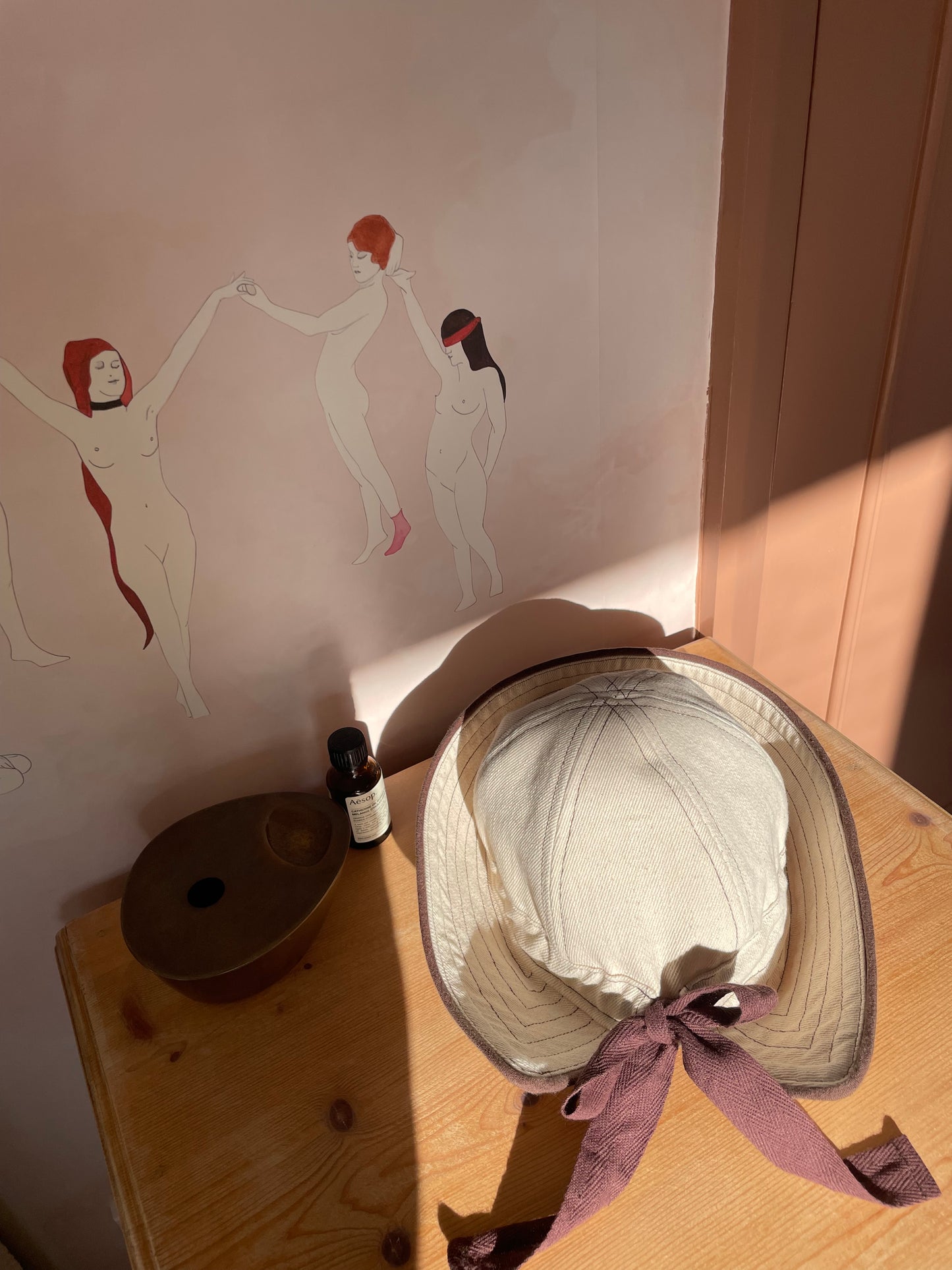 Womens Denim Sailor Hat