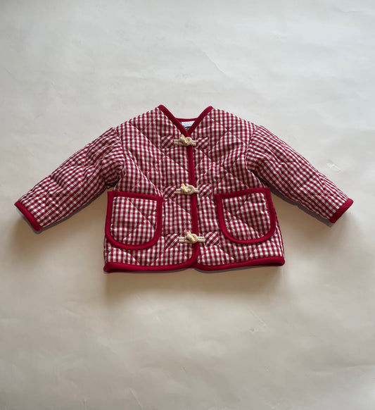 Girls Wool Quilt Jacket