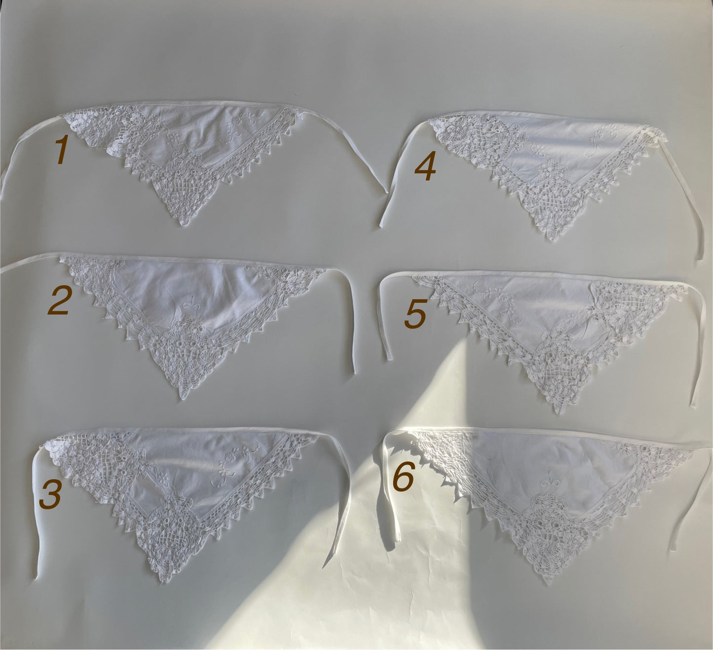 Girls Vintage Lace Headscarf