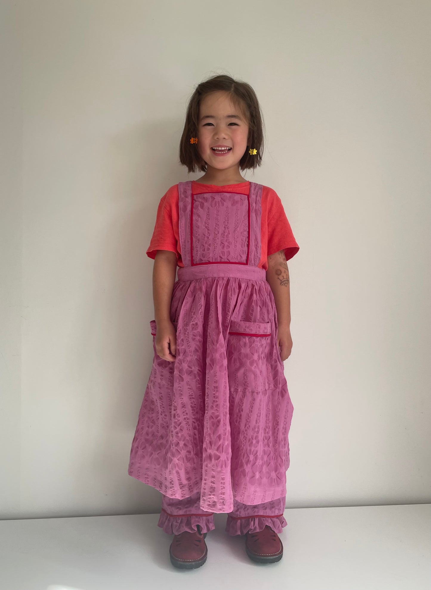 Girls Daisy Midi Pinafore