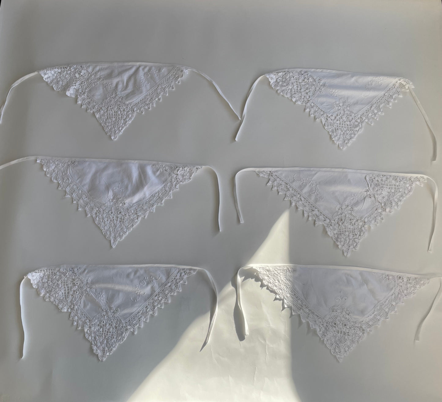 Girls Vintage Lace Headscarf