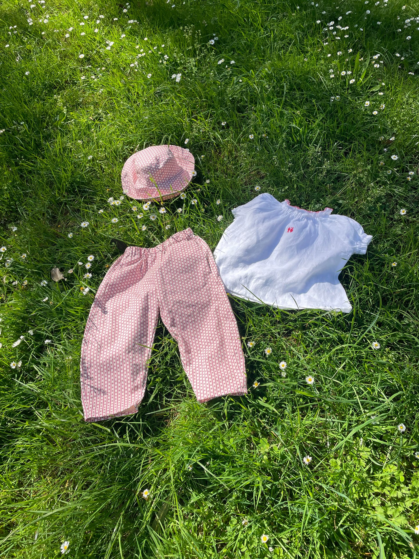 Child Floral Wallpaper Cotton Pants