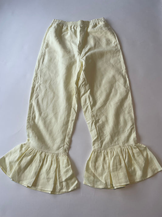 Sample Wonens Linen Ruffle Pants /10