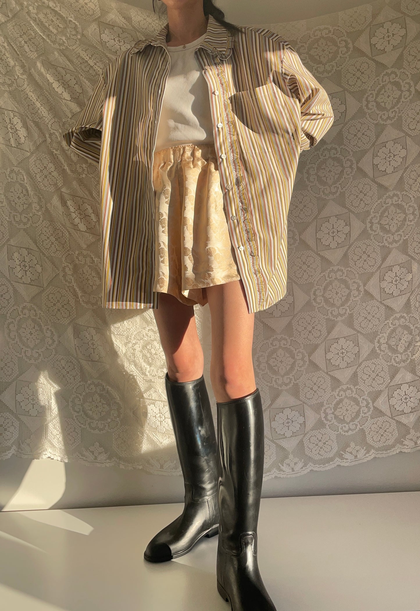 Womens Ruffle Shirts