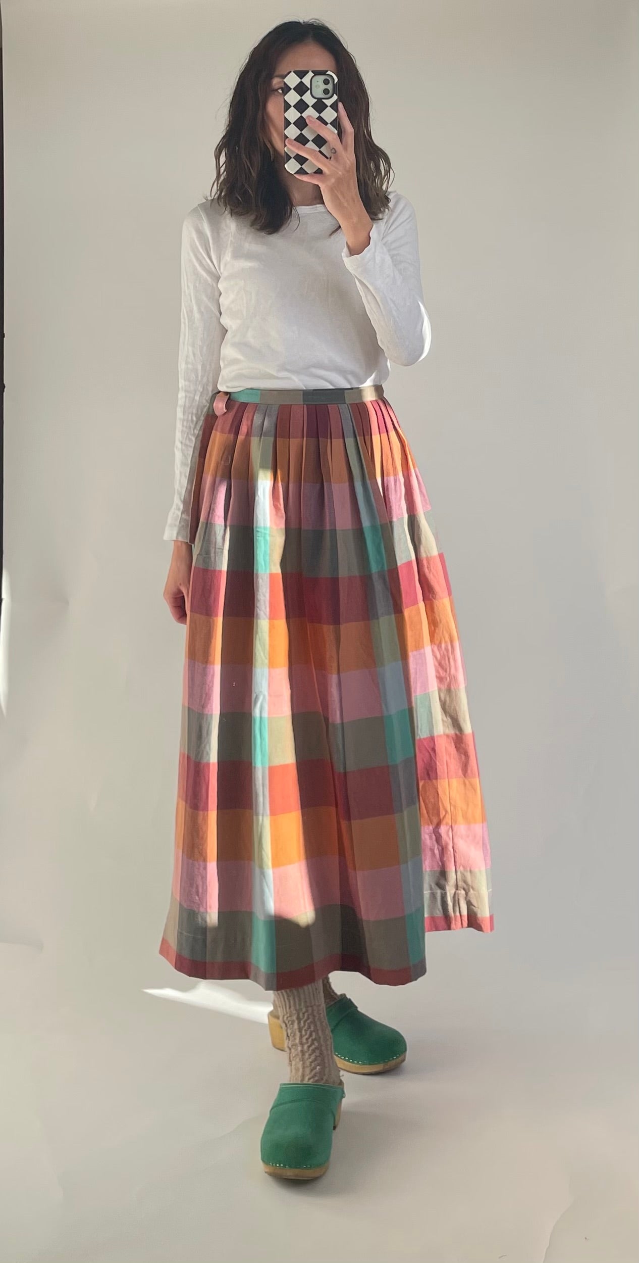Womens Heirloom Pleated Skirt