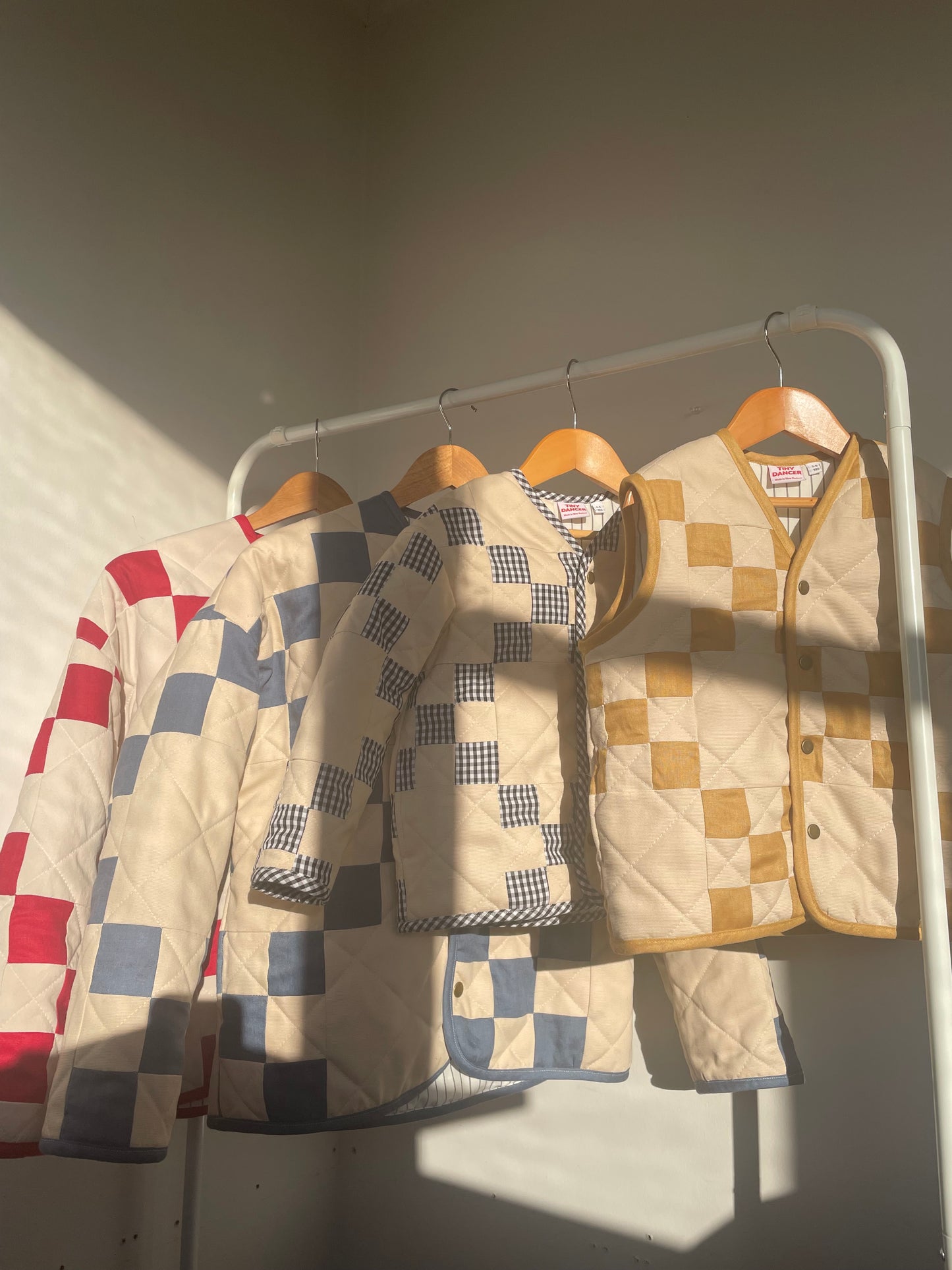 Child Irish Chain Wool Quilt Vest