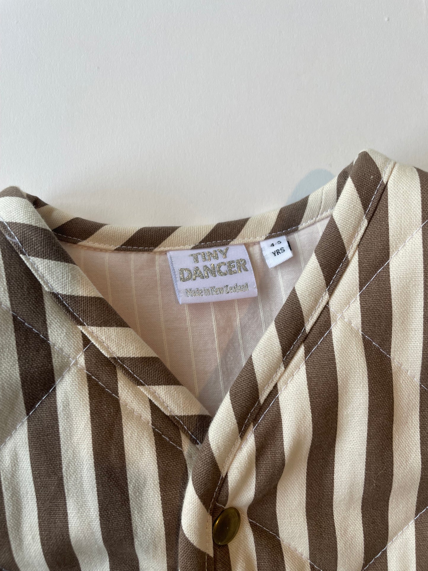 Pre-loved Wool Quilt Jacket/ 4-5 Y