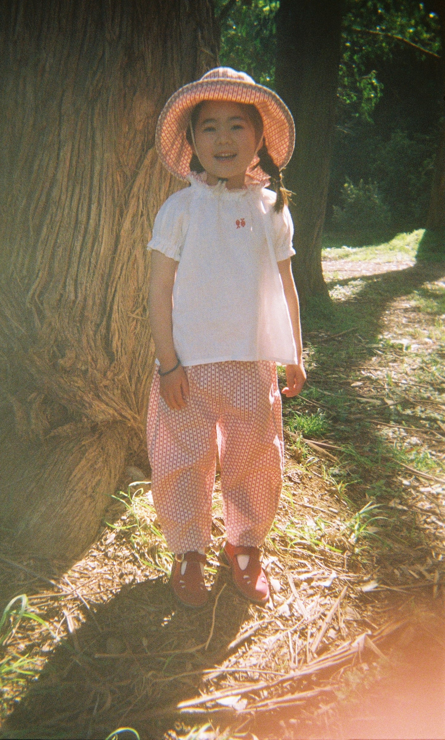 Child Floral Wallpaper Cotton Pants