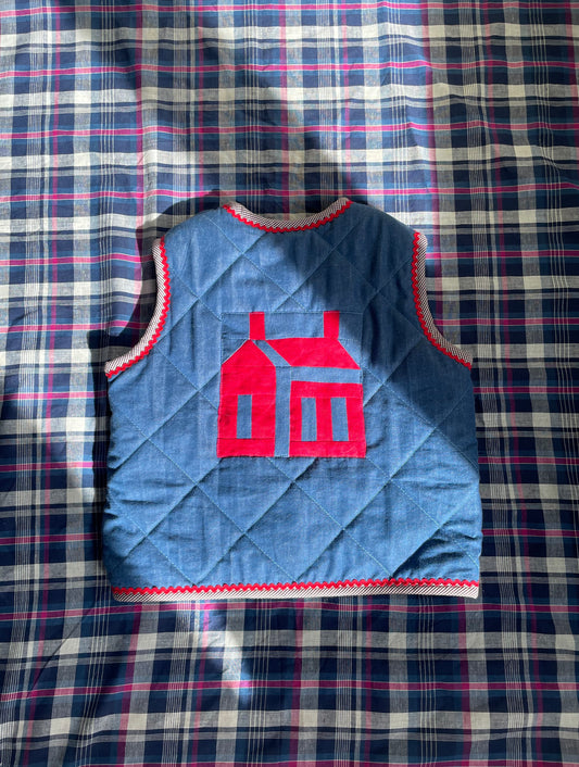 Child Home Sweet Home Quilt Vest