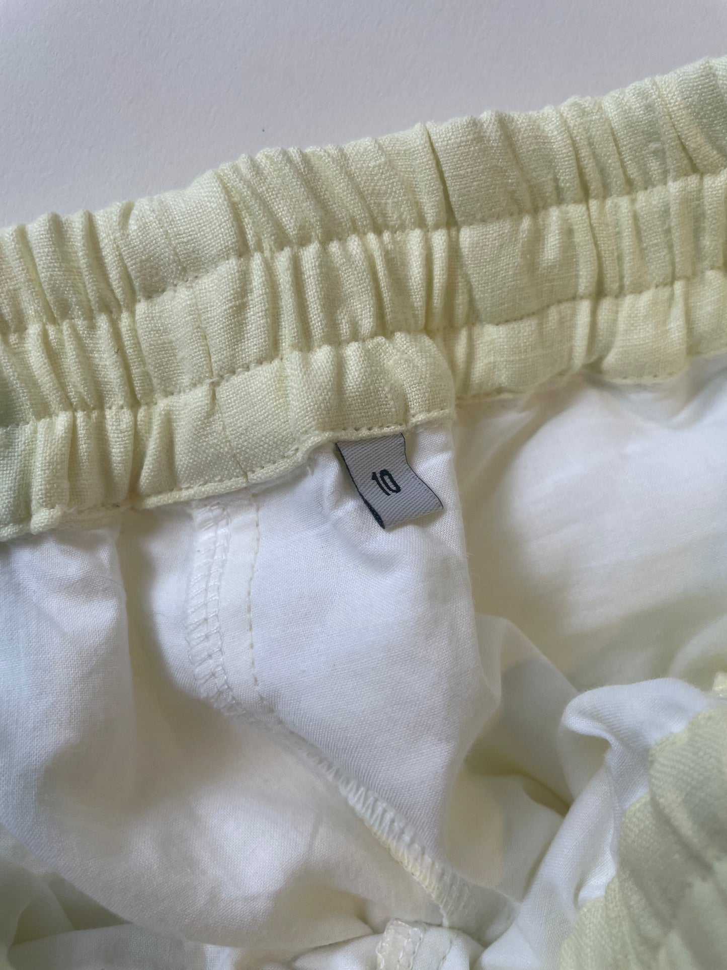 Sample Wonens Linen Ruffle Pants /10