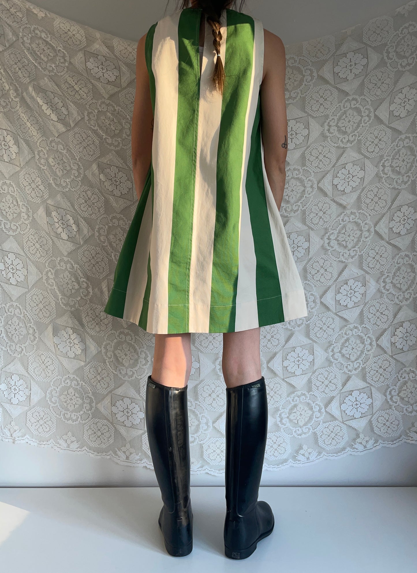 Womens Market Umbrella Mini Dress