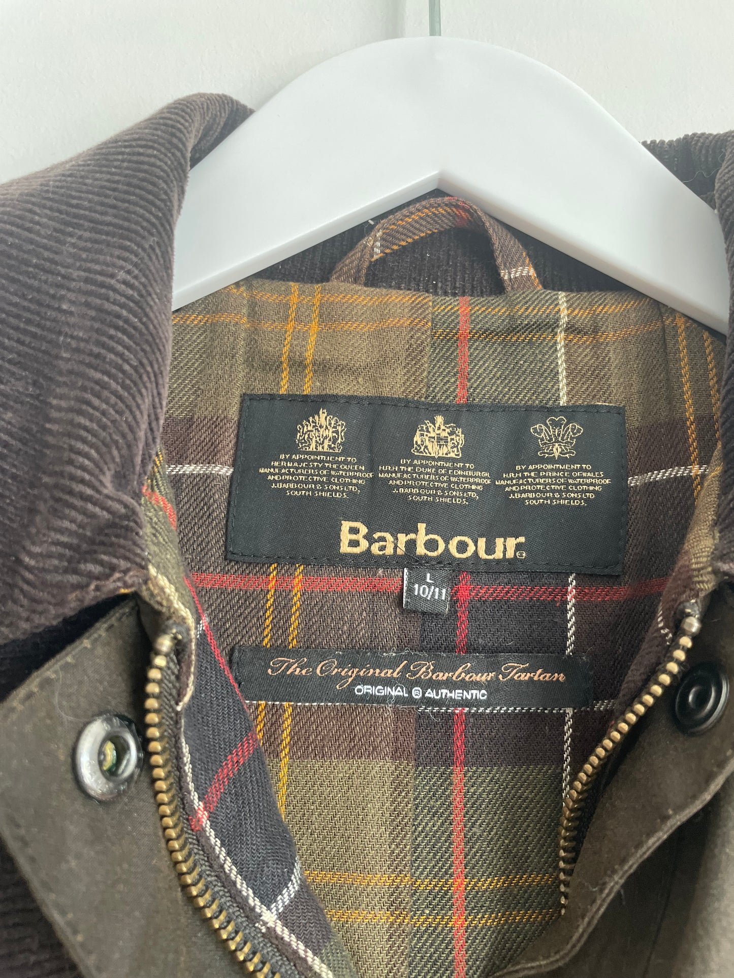 Barbour oiled jacket kids L(10/11yo)
