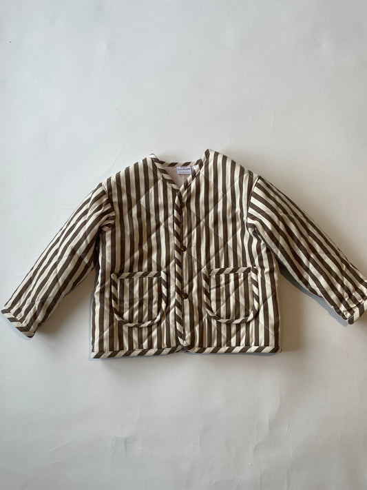 Pre-loved Wool Quilt Jacket/ 4-5 Y