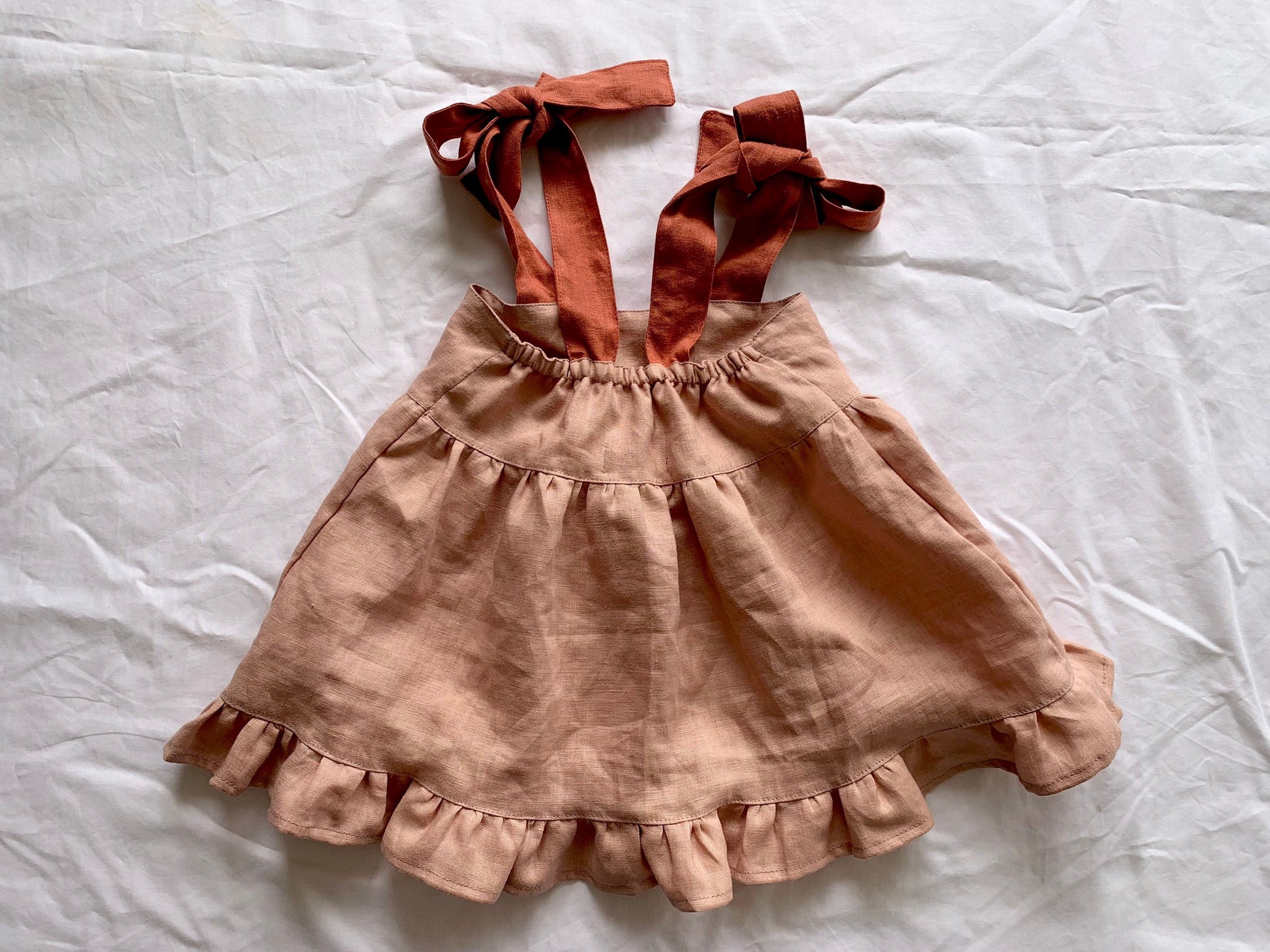 Bow Strap Tunic Dress/Toddler/Girls