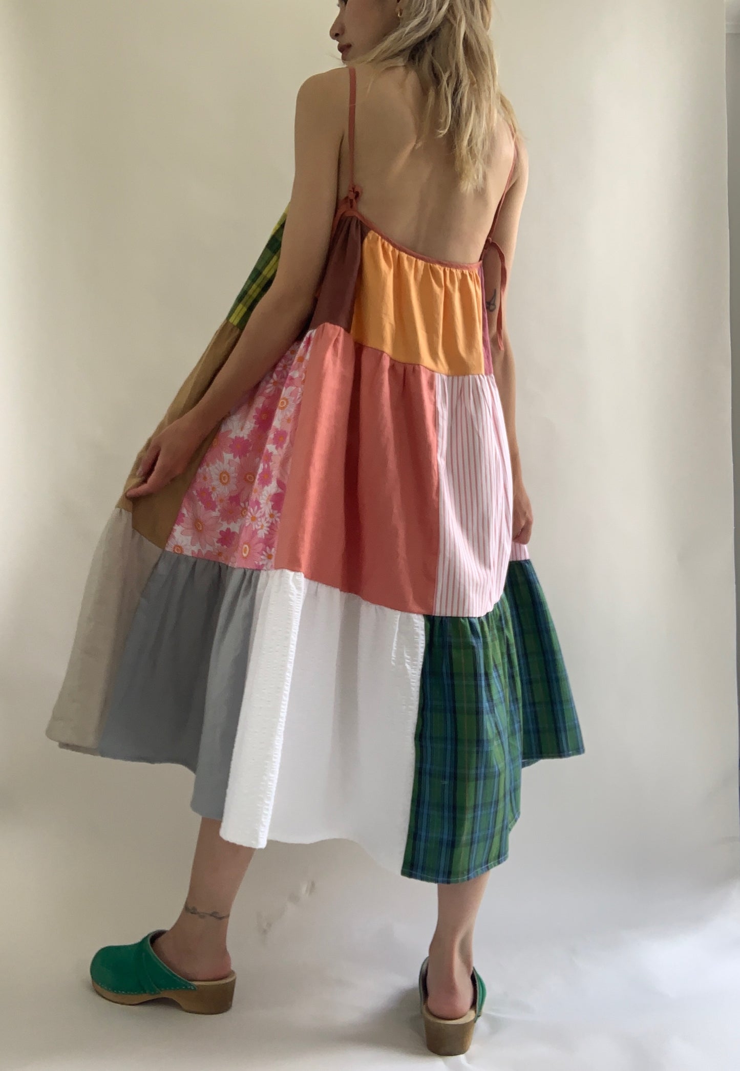Womens Patchwork Dress/One of a kind